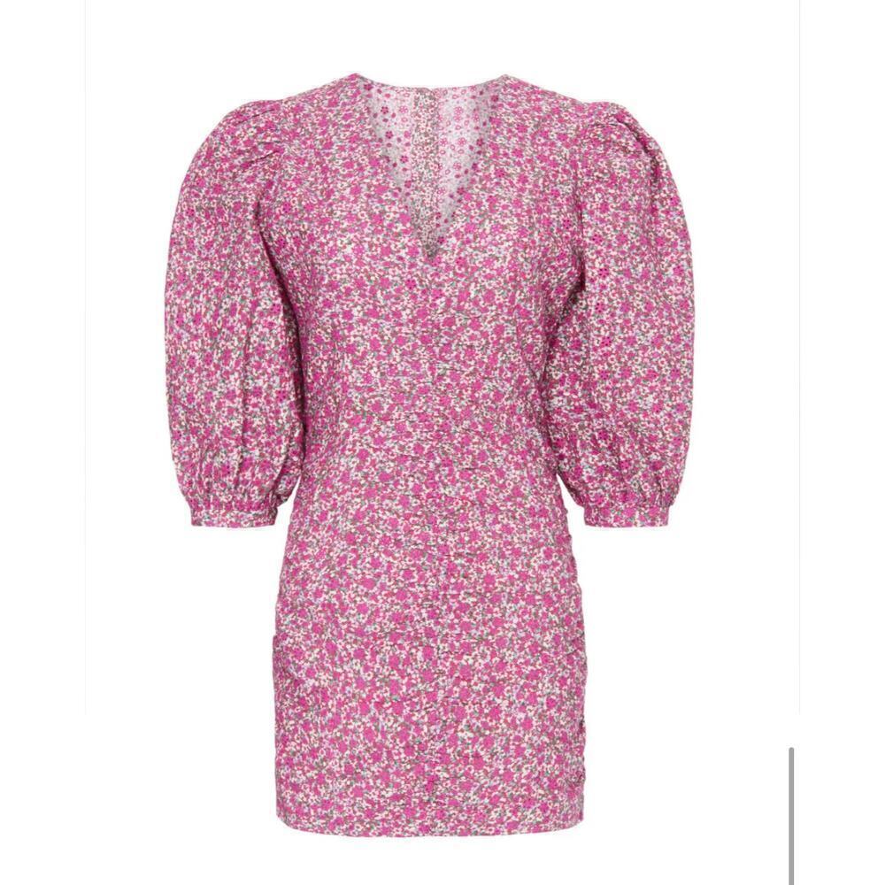 B86 Maje Mini Dress Womens Small Floral Lace Coquette Romantic Swiftie Garden - Picture 4 of 11